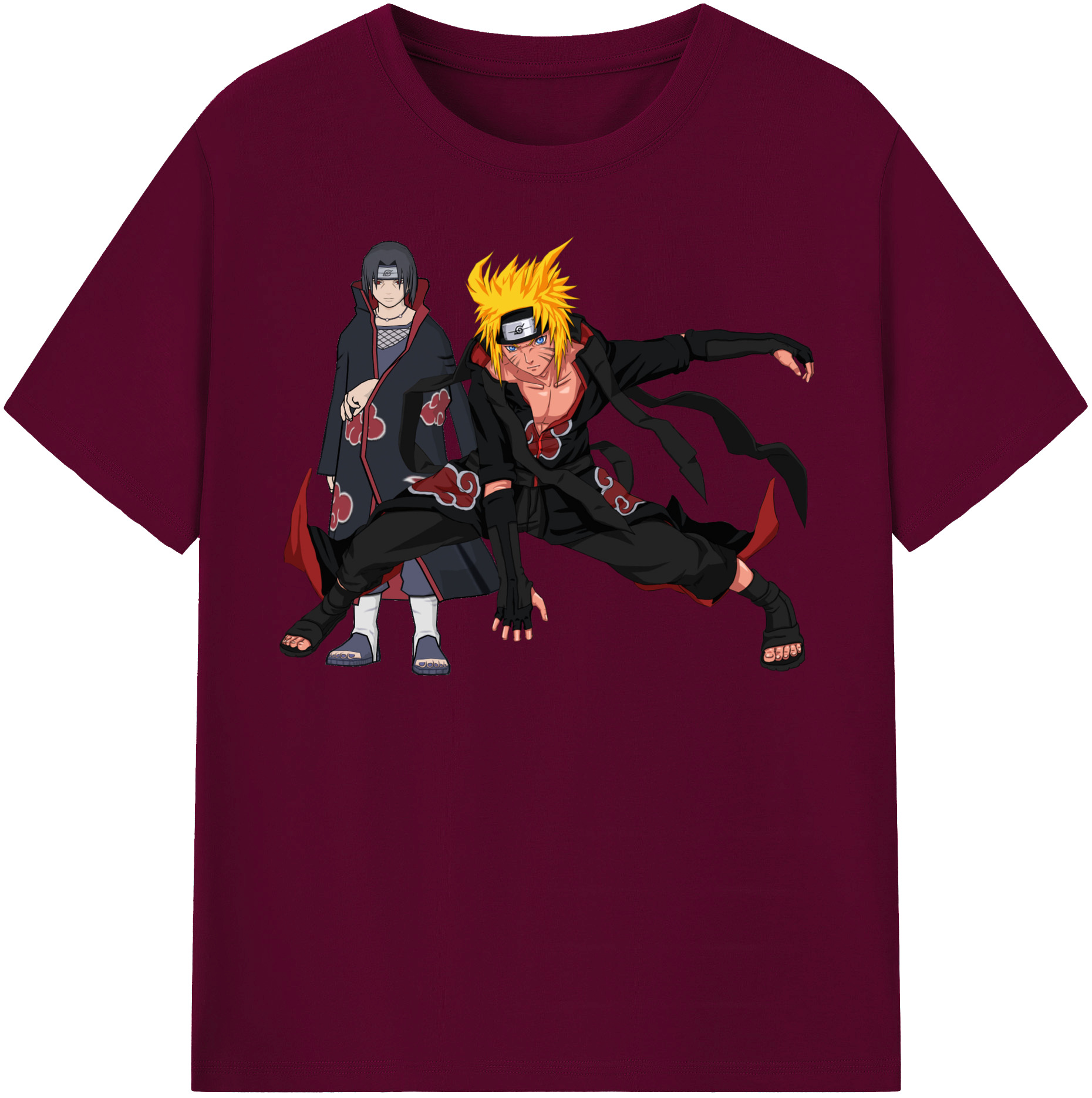 （画像用） NARUTO -ナルト- うずまき ナルト Uzumaki Naruto レディースカジュアルプリントTシャツ（綿100％）